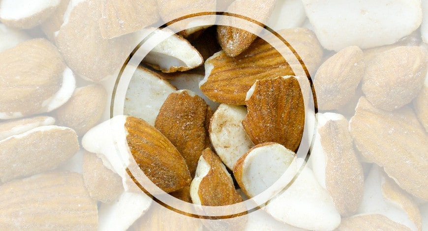 split almonds kernels